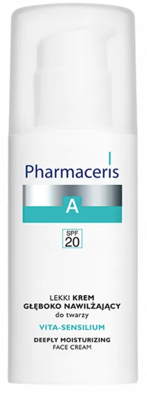 Крем Pharmaceris А Vita-Sensilium легкий глибоко зволожуючий для обличчя SPF 20 50 мл