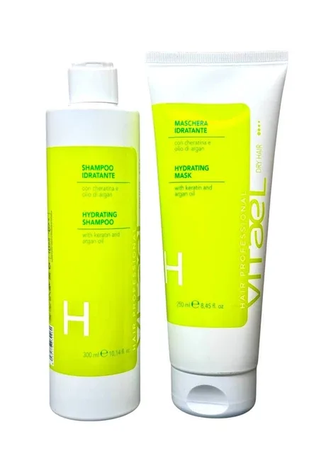 Набір шампунь +маска для зволоження сухого волосся Dry Hair DUO, 300/250 мл Vitael (393406874)
