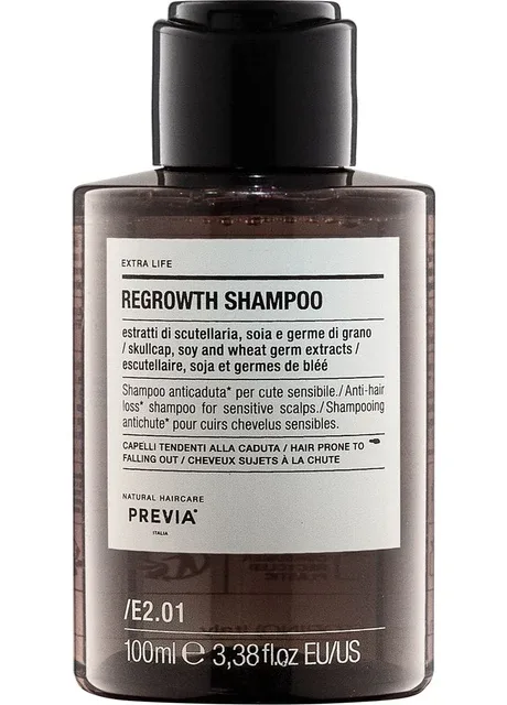 Шампунь проти випадіння волосся E2.01 Regrowth Shampoo 100 мл Previa (336918035)