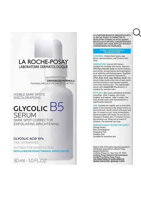 Сироватка La Roche Posay Glycolic B5 з гліколевою кислотою від темних плям 30 мл La Roche-Posay (406190471)