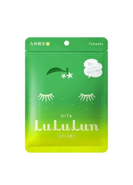 Face Mask Kyushu Kabosu зволожуюча маска з екстрактом кабосу, 7 шт LuLuLun (307090985)