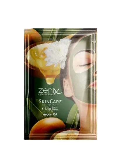 Глиняна маска для обличчя з аргановою олією, 20 г Zenix (280930631)