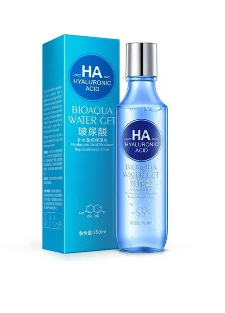 Зволожуючий тонер Water Get HA Hyaluronic Acid, 150 мл Bioaqua (258966032)