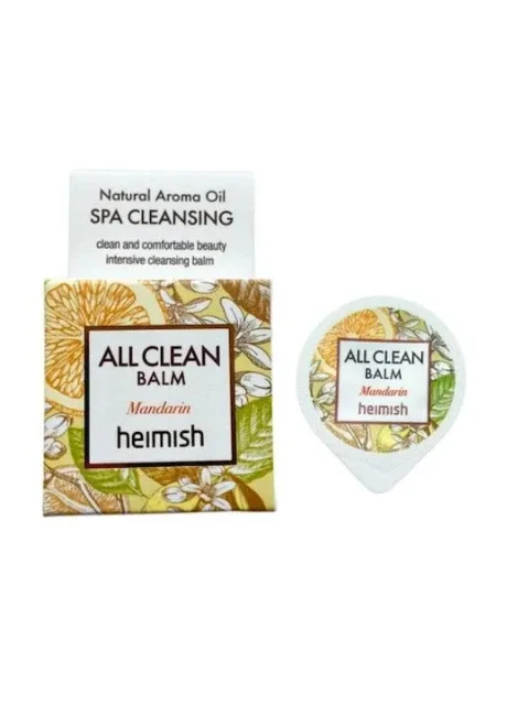 Бальзам для зняття макіяжу ALL CLEAN BALM MANDARIN з мандарином, тревел-версія 5мл Heimish (259753570)
