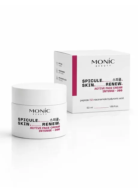 Monic Beauty Концентрований крем для обличчя Spicule Skin Renew Intense-200 з мікроголками, 50 мл, 5061010293801 — Крем, Великобританія (407234401)