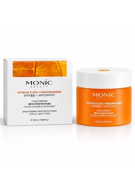 Monic Beauty Крем для обличчя All-in-One Formula з юдзу та ніацинамідом, 50 мл — Крем, Великобританія (401111021)
