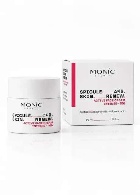 Monic Beauty Інтенсивний крем для обличчя Spicule Skin Renew Intense-100 з мікроголками 50 мл, 5061010293795 — Крем, Великобританія (407234396)