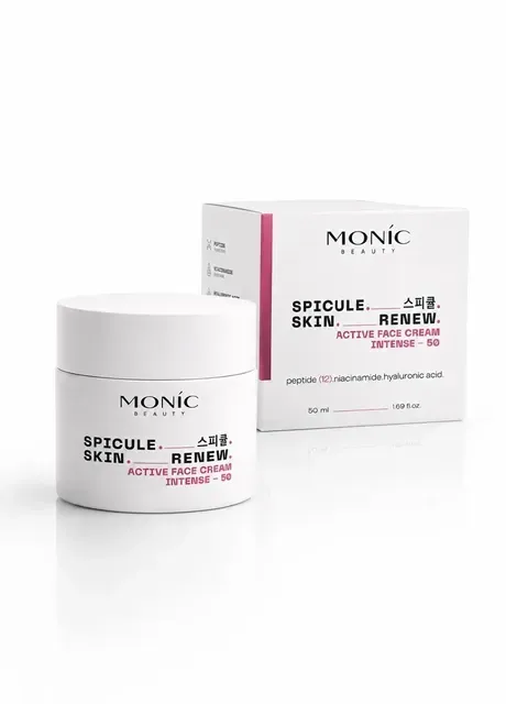 Monic Beauty Крем для обличчя Spicule Skin Renew Intense-50 з мікроголками, гіалуроновою кислотою, 50 мл, 5061010293788 — Крем, Великобританія (407234404)