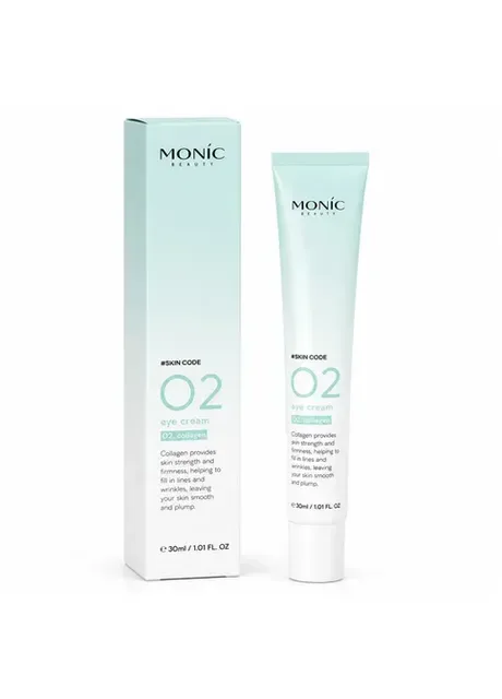 Крем під очі #Skin Code 02 Collagen, 30 мл Monic Beauty (317252296)