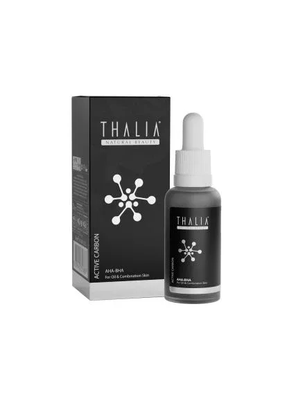 Сироватка для обличчя з AHA-BHA та активованим вугіллям, 30 мл Thalia (280901930)