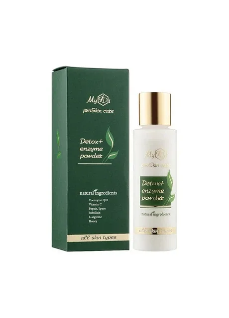 Очищуюча ензимна пудра Детокс + для всіх типів шкіри Enzyme powder Detox+, 60 г MyIDi (373648913)