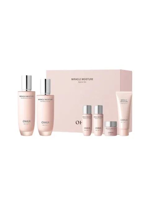 Набір зволожувальних засобів із керамідами Miracle Moisture 2pcs Special Set O HUI (338254672)