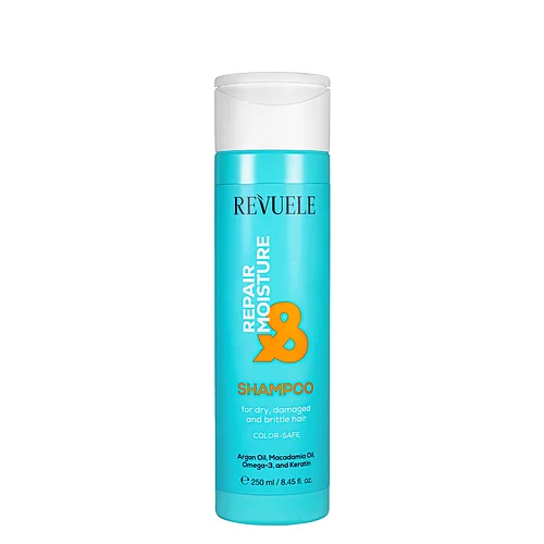 Шампунь для ламкого та пошкодженого волосся Revuele Repair & Moisture Shampoo зволожуючий, 250 мл