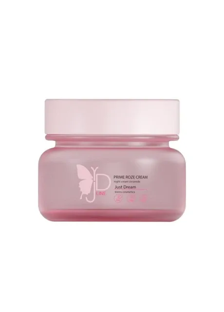 JD Line Крем нічний для обличчя з церамідами Prime roze cream Just Dream Teens Cosmetics 50 мл — Крем, Україна (395432164)
