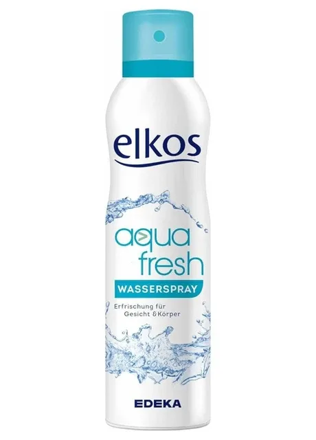 Охолоджуючий спрей для обличчя та тіла Aqua Fresh 150 мл Elkos (334688544)