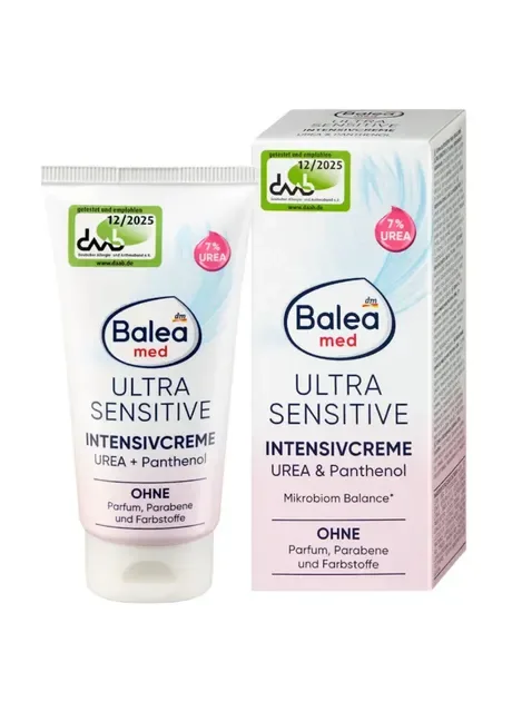 Balea Крем для обличчя Ultra Sensitive зволожуючий з 7% уреї, 50 мл — Крем, Німеччина (368293654)