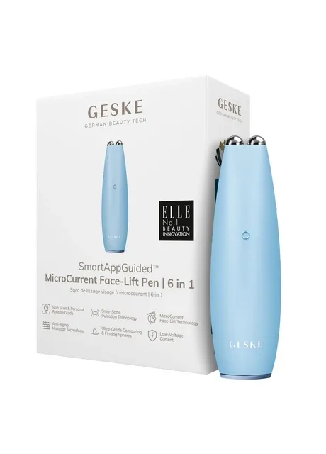 Мікрострумова ручка для підтяжки обличчя MicroCurrent Face-Lift Pen 6 in 1 GESKE (341525884)