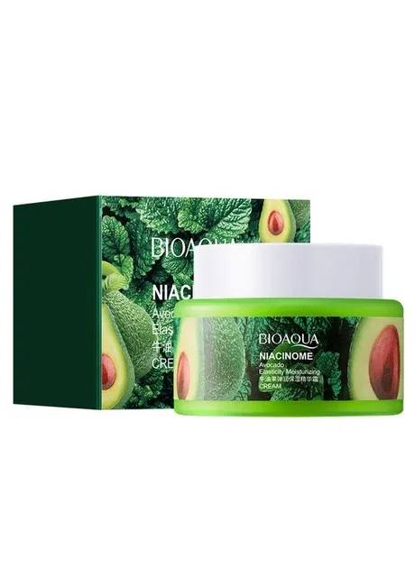 Bioaqua Зволожуючий крем для обличчя з екстрактами авокадо та м'яти Niacinome Avocado Elasticity Cream 50гр — Крем, Китай (317169465)