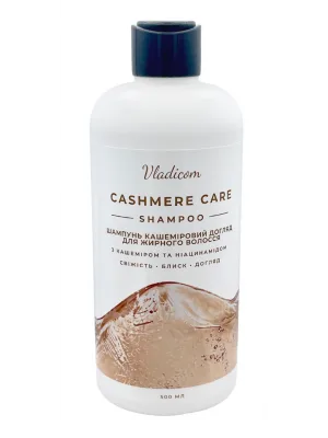 Шампунь для жирного волосся з кашеміром та ніацинамідом VladiCom Cashmere Care 500 мл