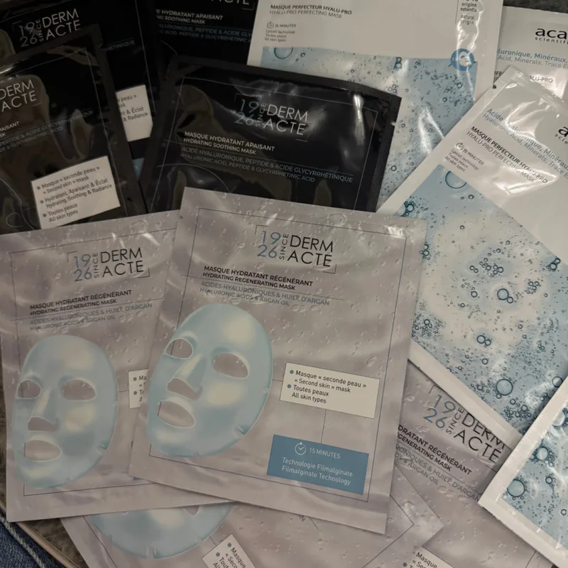 Academie Derm Acte Hydrating Regenerating Mask Інтенсивна відновлювальна зволожувальна маска для обличчя 10 мл