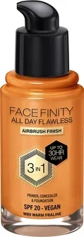 Тональна основа Max Factor Facefinity All Day Flawless 3 в 1 W89 Warm Praline 30 мл (3616303999605)