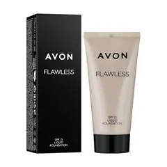 Тональний крем для обличчя Бездоганний Тон SPF 15 Avon FLAWLESS Medium Beige/ Середній бежевий 30 мл