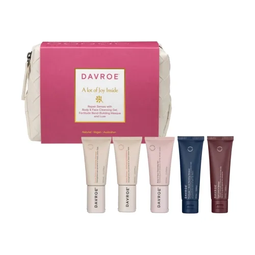 Різдвяний набір для відновлення волосся у тревел-форматі DAVROE Xmas Repair Travel Pack