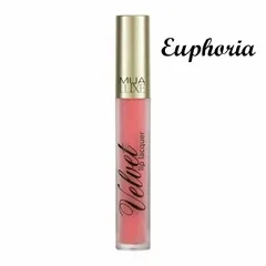 Стійка помада з матовим фінішем MUA Makeup Academy Velvet Lip Lacquer - Euphoria Кораловий