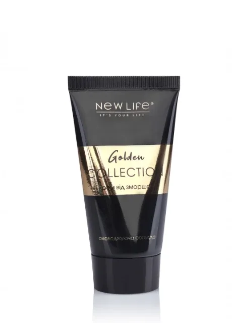New LIFE Крем від зморшок Golden Collection на основі рослинних екстрактів, олій та біозолота, 50 ml — Крем, Україна (252509181)