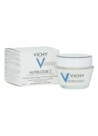 Крем для обличчя для дуже сухої шкіри Nutrilogie 2 50 ml Vichy (407515325)