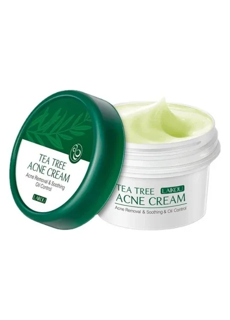 Крем для обличчя проти акне з екстрактом чайного дерева Tea Tree Acne Cream, 20 мл Laikou (277632243)