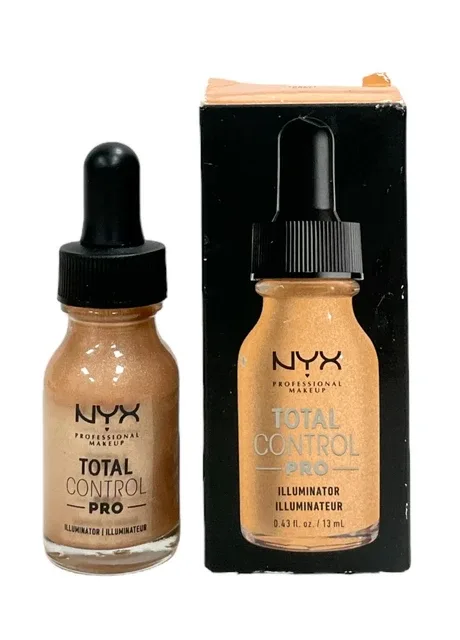 Рідкий ілюмінатор для обличчя Total Control Pro Illuminator 13 мл відтінок TCPI01 Cool NYX Professional Makeup (391260351)