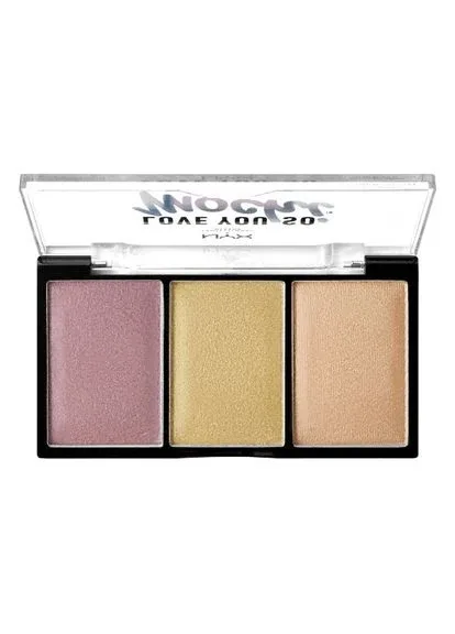 Палітра хайлайтеров Love You So Mochi highlighting palette (3 відтінки) Lit Life (LYSMHP01) NYX Professional Makeup (279363979)