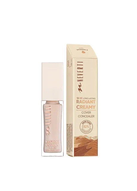Консилер для обличчя стійкий Radiant Creamy Cover Conealer з вітаміном Е 10 мл (NP303), 003 Warm Nude Neverti (327107428)