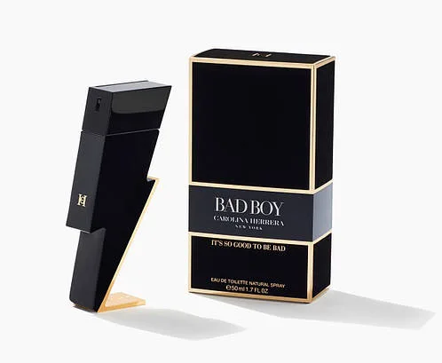 Чоловічі парфуми Carolina Herrera Bad Boy оригінал 50 мл, пряний фужерний чоловічий аромат