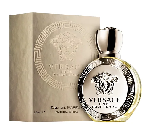 Жіночі парфуми Versace Eros Pour Femme парфумована вода 50ml, деревний квітково-мускусний аромат