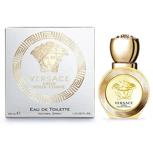 Версаче Ерос жіноча туалетна вода Versace Eros Pour Femme 30ml оригінал, квітковий мускусний аромат