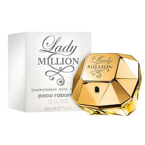 Жіноча парфумована вода Paco Rabanne Lady Million 80ml тестер оригінал, фруктовий квітковий аромат