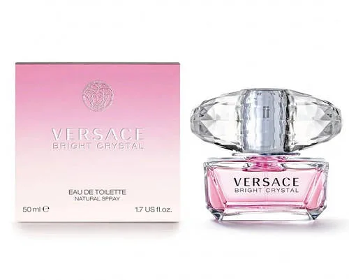 Жіноча туалетна вода Versace Bright Crystal 50ml оригінал, ніжні жіночі парфуми зі шлейфом на весну та літо